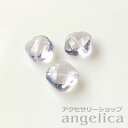 粒売り 天然石 高品質 宝石質ピンクアメジスト パフダイヤモンドカット 縦穴 9-10mm