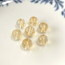 天然石 シトリン 6mm 6個