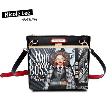 数量限定!NICOLE LEE ニコールリー WBL16031 WHOS THE BOSS LATASHA レディース ガール ミニショルダーバッグ 小さめ ポシェット ビジュー スタッズ ブラック モノトーン ビーガンレザー ヴィーガン 人気 ブランド バック 30代 40代 20代 春夏秋冬SDGSサスティナブル