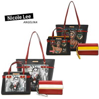 数量限定!NICOLE LEE ニコールリーSET16106 レディース 3点セット トートバッグ+スモールハンドバッグ+マルチパスケース ショルダビーガンレザー 30代 40代 20代 春夏秋冬 LATOYA LOVES WHO SHE IS LIFE IN NEW YORKSDGsサステナブル50代60代 ニコルリー