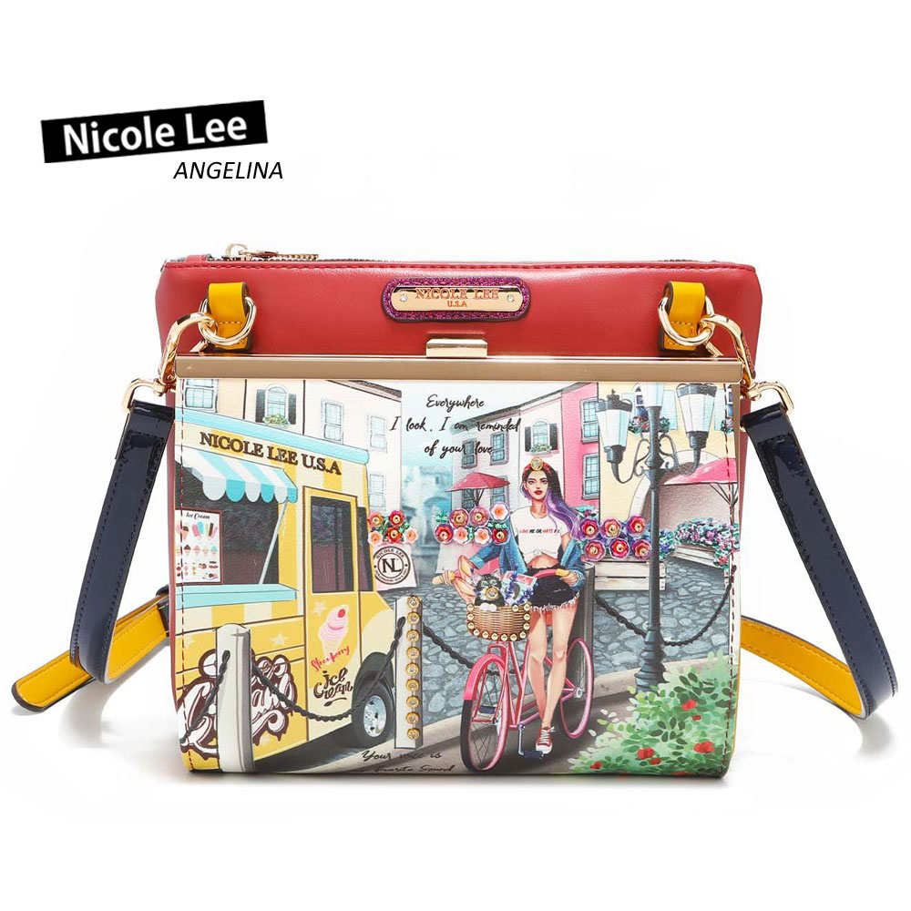 数量限定！NICOLE LEE ニコールリー CSM16202 COZY STREET IN MILAN レディース ミラノ ミニショルダーバッグ イタリア ポシェット ビーガンレザー ヴィーガン 30代 40代 20代 クリスマス SDGs サステナブル サブバッグ 旅行 小さめ がま口 50代 60代 軽い 軽量　ニコルリー