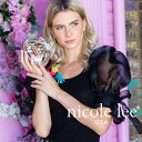 数量限定 NICOLE LEE ニコールリー 日本正規品 CP6623 レディース がま口 コスメ ポーチ ミニバッグ リップ 春夏秋冬 ビーガンレザー 人気 ...