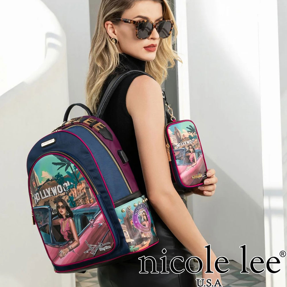 楽天市場】Nicole lee バッグ(バックパック・リュック 楽天市場】Nicole lee バッグ(バックパック・リュック