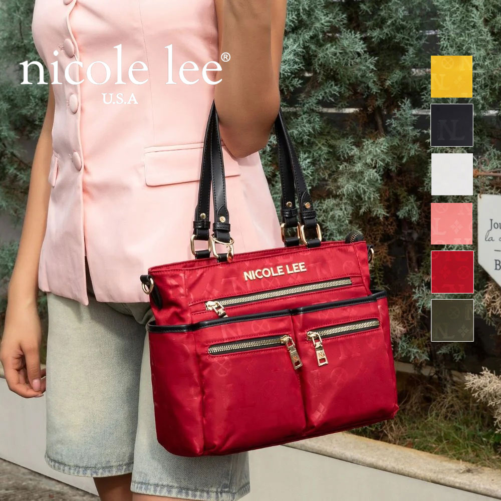 2025 ̸ NICOLE LEE ˥꡼ N17226 Margot Monogram Υ ȡȥХå ϥ...