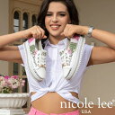 2025新作 数量限定 NICOLE LEE ニコールリー BLING23110 VIOLET BLOSSOM PETRA PLATFORM SNEAKERS ...