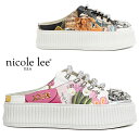 2025新作 数量限定 NICOLE LEE ニコールリー BLING23109 MULE PLATFORM SNEAKERS レディース エレガント ラグジュ...