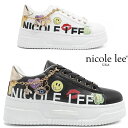 2025新作 数量限定 NICOLE LEE ニコールリー TS23106 FASHION CHARM SNEAKERS レディース エレガント ラグジュアリー...