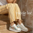 2025新作 数量限定 NICOLE LEE ニコールリー TS23105 FASHION BLING STONE SNEAKERSS レディース ラグジュアリ...