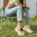 2025新作 数量限定 NICOLE LEE ニコールリー TS23107 レディース エレガント ラグジュアリー にこちゃんマーク ビジューファッショングリッ...
