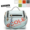 ニコールリー 数量限定 NICOLE LEE ニコールリー P16463 KAI レディース ビッグロゴ ミニリュック リュックサック 三つ編みストラップ 春夏秋冬 ビーガンレザー ヴィーガン 30代 40代 20代 サステナブル SDGs シンプル インスタ プレゼント 贈り物 ママバッグ