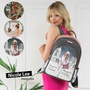 ニコールリー 数量限定 NICOLE LEE ニコールリー BP16698 BACKPACK レディース リュック バックパック 大きめ 春夏秋冬 ビーガンレザー ヴィーガン 30代 40代 20代 サステナブル SDGs シンプル インスタ プレゼント 贈り物 旅行 ママバッグ 海外 マザーズバッグ