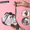数量限定 NICOLE LEE ニコールリー CP6623 レディース がま口コスメポーチ ミニバッグ リップ 春夏秋冬 ビーガンレザー ヴィーガン 人気 30代 40代 20代 SDGs サステナブル ボックス付き クリスマスプレゼント 贈物 お祝い フリンジストラップ(4)