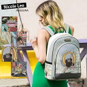 2023SS新作　 数量限定 NICOLE LEE ニコールリー BP16698 レディース 大きめ リュック バックパック キャリーオン 春夏秋冬 ビーガンレザー ヴィーガン 30代 40代 20代 サステナブル SDGs インスタ プレゼント 旅行 ママバッグ 大容量 サスティナビリティ USB