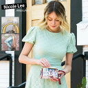 数量限定 NICOLE LEE ニコールリー CP6614 レディース がま口コスメポーチ ミニバッグ リップ 春夏秋冬 ビーガンレザー ヴィーガン 人気 30...