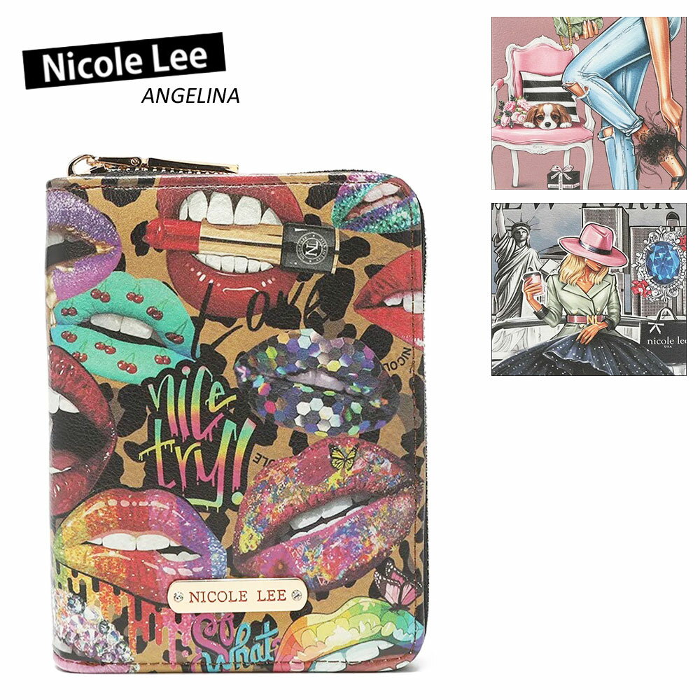 新作 数量限定 NICOLE LEE ニコールリー PRT7453 レディース カードケース ポーチ ISABEL ACCORDION ZIP WALLET カード入れ さいふ ビーガンレザー ヴィーガン リップ 30代 40代 20代 SDGSサスティナブル インスタ 箱付 ニコルリー キャッシュレス マルチ