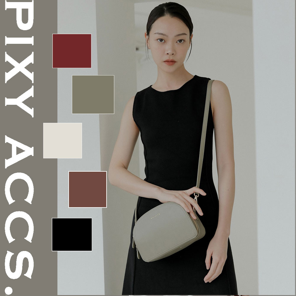 保証付 返品OK 日本正規代理店 2024 PIXY ACCS. ピクシーアックス PX190020 レディース クラシカル レトロ ポーチバッグ ショルダー 通勤通学 レザー 20代 30代 40代 50代 60代 台湾 古董色調的浪漫多夾層側背包 ナナメ掛 小さめ 台形型 カード入れ お財布 ショルダーBAG