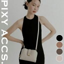 保証付 返品OK 日本正規代理店 2025 PIXY ACCS. ピクシーアックス PX24000992 レディース リッチ ロゴ ショルダーバッグ ハンドバッ...