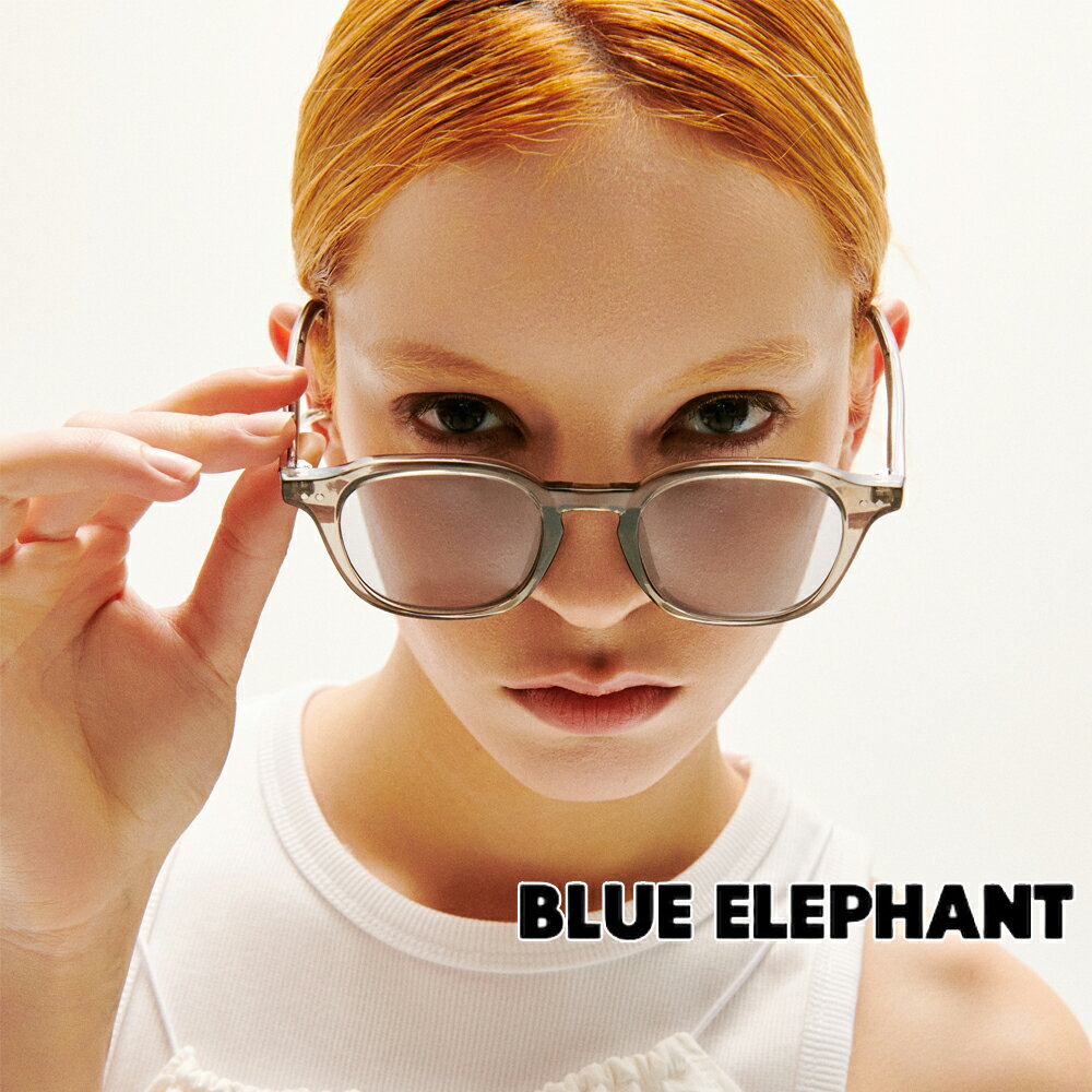 保証付 返品OK 日本　正規品 2026 日本未入荷ブランド BLUE ELEPHANT ANDY ANDY-S ブルーエレファント 韓国人気 めがね ヴィンテージ サングラス 30代 40代 50代 60代 ユニセックス ケース付き 贈り物 度なしメガネ UV400、99.9%の紫外線カットレンズ 海外セレブ