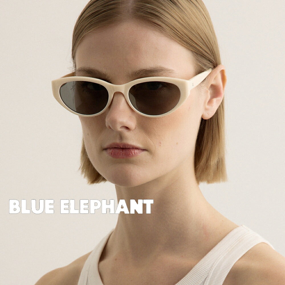 保証付 返品OK 日本　正規品 2026 日本未入荷ブランド BLUE ELEPHANT BIN ブルーエレファント 韓国人気 めがね ヴィンテージ サングラス 30代 40代 50代 60代 ユニセックス ケース付き 贈り物 プレゼント 度なしメガネ UV400、99.9%の紫外線カットレンズ 海外セレブ着用