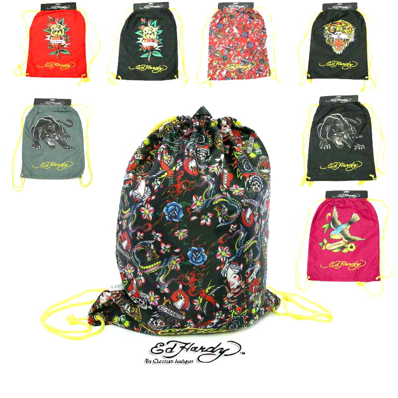 エドハーディー ナップサックエド・ハーディーリュックバッグ（Ed Hardy Drew Drawstring Tiger Bag - Ed Hardy Drew Bag- EH1B1A8本物エドハーディー【YDKG-ms】エドハーディー正規品保証付ed hardyエドハーディー直輸入*ld