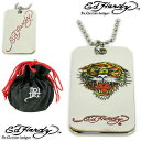ラブキルよりも!ED HARDY ドックタグ クラシックタイガーエド・ハーディーデザインエドハーディー正規品本物エドハーディクリスチャンオードジェーアンジェリー...