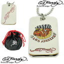 ブサカワイイ!ED HARDY ドックタグ エド・ハーディーブルドッグデザイン(エドハーディー正規品 エドハーディ本物 クリスチャンオードジェー、アンジェリーナ...