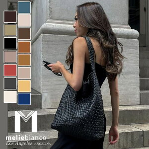  2024 Melie Biancoʥ꡼ӥ󥳡AB9559 Johanna Large Recycled Vegan Shoulder Bag ǥ Ԥ߹ å  礭 å ϥɥХå ȡȥХå 쥶 ӡ إ꡼ӡС 30 40 20 50  奢