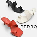 保証付 返品OK 日本 正規品 日本未入荷ブランド PEDRO ペドロ PW1-26680059 Rocco Leather Heel Sandals カーフレザー ロッコ ヒール サンダル 通勤通学 レディース 人気 30代 40代 50代 60代 クラシック セレモニー 結婚式 ローヒール 上品 海外 エレガント 大人(4)