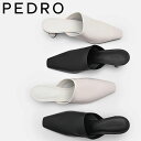 保証付 返品OK 日本 正規品 日本未入荷ブランド PEDRO ペドロ PW1-26760090 PEDRO Icon Leather Heel Mules P...