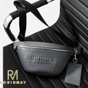 保証付 返品OK 正規品 2024 ROBINMAY ロビンメイ I051 Leather Chest Bag ユニセックス 男女兼用 RMロゴ 型押しロゴ ナ...