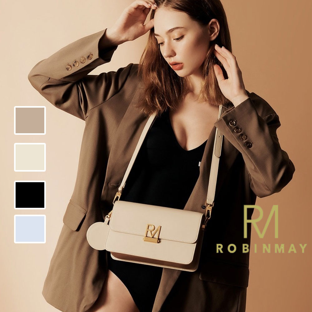 保証付 返品OK 正規品 2025 ROBINMAY ロビンメイ C179 曖昧夾心斜背包 Ella 2色使い ショルダー BAG レ..