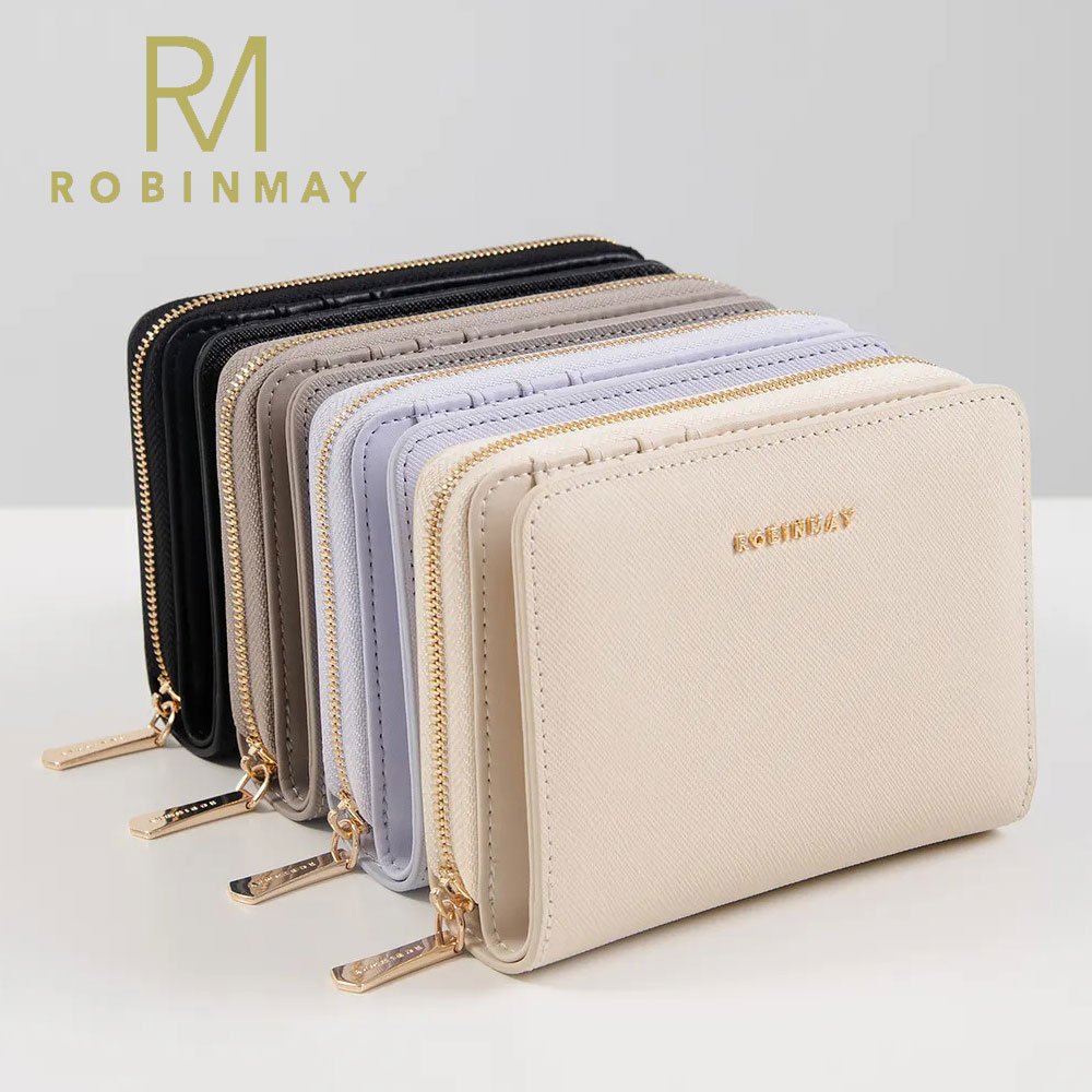 保証付 返品OK 正規品 2024 ROBINMAY ロビンメイ L008 方塊牛皮短夾 レディース シンプル 二つ折り財布 春夏秋冬 レザー 人気 SDGs サステナブル 台湾 海外 20代 30代 40代 50代 60代 ナイロン 本革 大人 プレゼント ミニ財布 小さめ クラシカル リッチ ロゴ