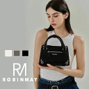 保証付 返品OK 正規品 ROBINMAY ロビンメイ B241 シンプル スタッズ クール 2WAYバッグ ミニボストン ハンドバッグ ショルダー 春夏秋冬 ...