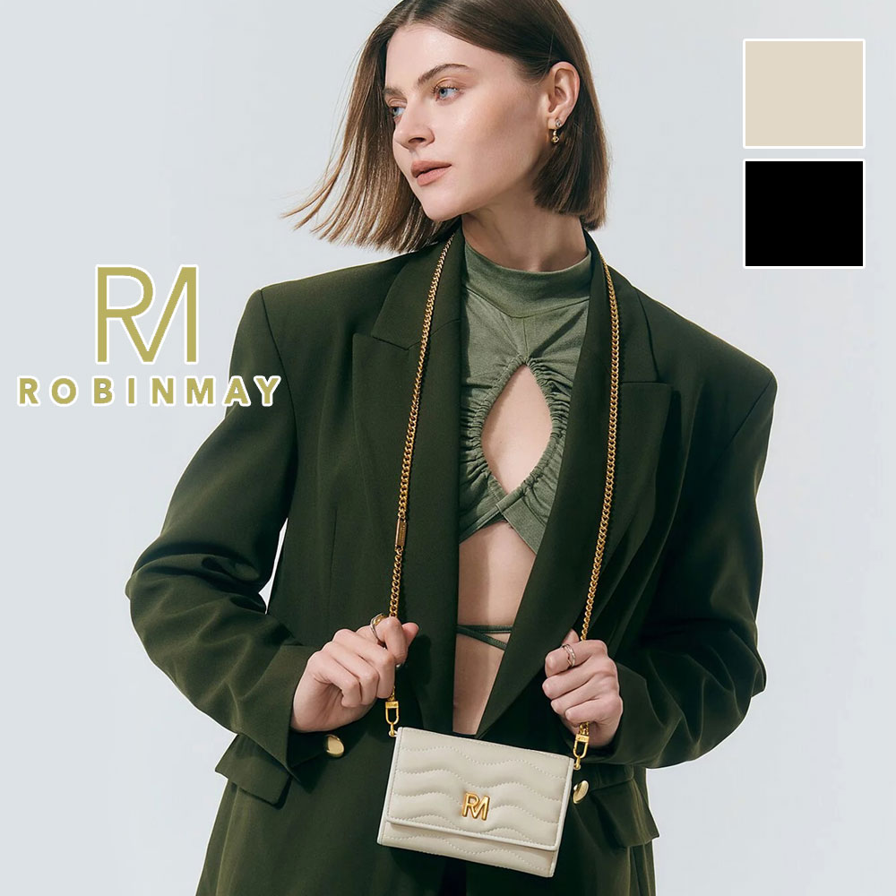 保証付 返品OK 正規品 ROBINMAY ロビンメイ L083 RMロゴ 本革 レザー 折りたたみ