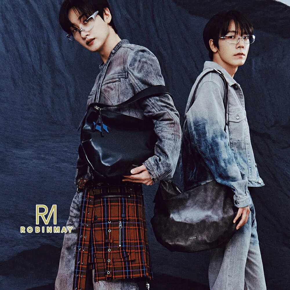 2026 Guaranteed, Returns Accepted, Authentic ROBINMAY EC027 Dazzle Crossbody Bag, SUPER JUNIOR-D&E Collaboration, Large Capacity, Made in Taiwan, Suitable for Ages 20s, 30s, 40s, 50s, Messenger Bag, Shoulder Bag, Tote Bag, Boston Bag, Unisex, Cool, Antique Style.