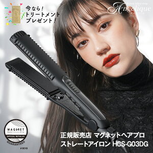 【公式販売店 あす楽 延長保証あり】マグネットヘアプロ ストレートアイロン HCS-G03DG 海外兼用 | クレイツ ホリスティックキュア ヘアアイロン ヘアーアイロン ストレートアイロン 巻き髪 アイロン ワンカール ストレート ヘア 正規品