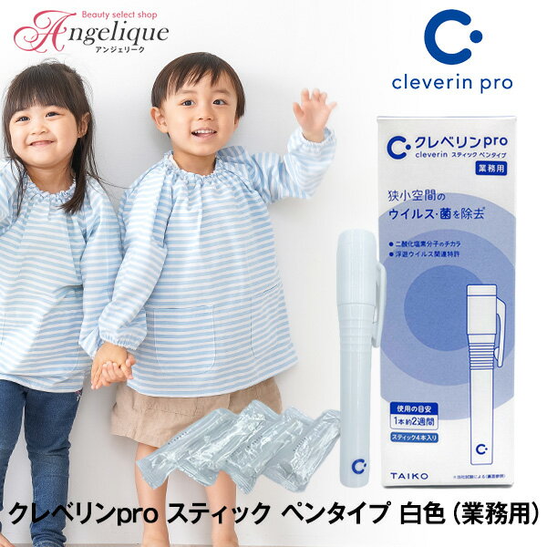 【平日即日発送】クレベリンpro スティック ペンタイプ 白色 1箱（専用ケース スティック4本） クレベリン ペンタイプ 携帯用 ペン型 スティックタイプ 業務用 本体 詰め替え