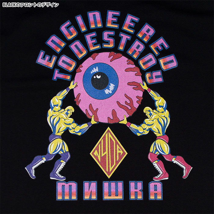 SALE / ミシカ Tシャツ MISHKA 半袖tシャツ トップス ストリート メンズ ファッション GET YOUR WEIGHT UP TEE ブランド b系 アメカジ 目玉 ニューヨーク ブルックリン/
