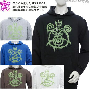 セール / ミシカ パーカー 送料無料 mishka ストリート メンズ ブランド パーカー プルオーバー スウェット SLIME BEAR MOP HOODIE/