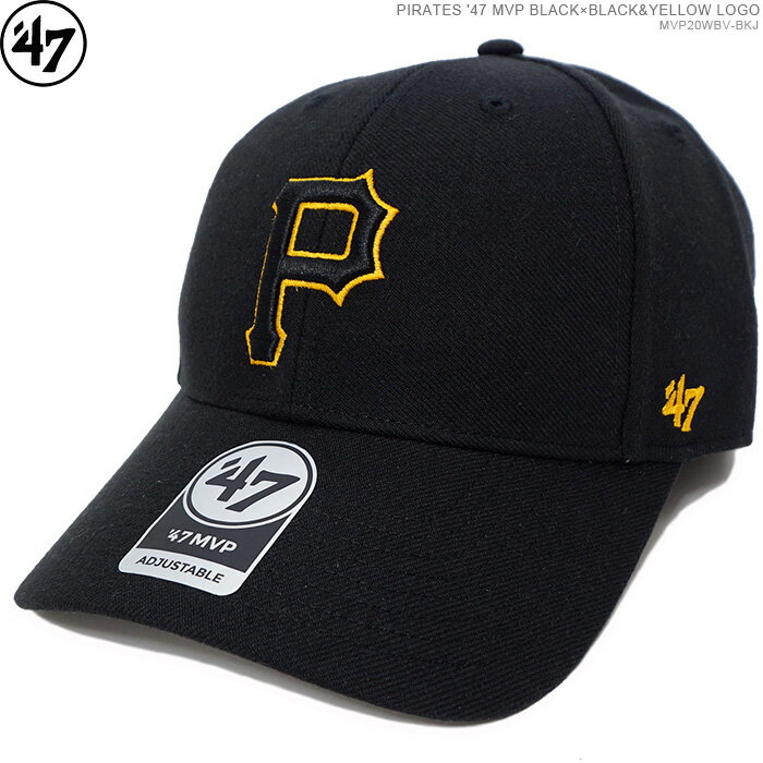 47 å ѥ졼 å ȥåץХå  եƥ֥ ֥ PIRATES '47 MVP BLACKBLACK&YELLOW LOGO/