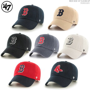 クーポン配布中/ 47 キャップ レッドソックス キャップ ストラップバック メンズ フォーティーセブン ブランド RED SOX CLEAN UP