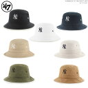 クーポン配布中/ 47 ハット ヤンキース バケットハット コットン メンズ フォーティーセブン ブランド YANKEES 039 47 BUCKET HAT/