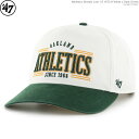 47キャップ Athletics アスレチックス キャップ スナップバック Athletics Stream Line '47 HITCH White x Dark Green/