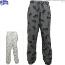 BILLIONAIRE BOYS CLUB ビリオネアボーイズクラブ トラックパンツ REPEAT PRINT TRACKPANTS /BBC ナイロンパンツ/ビービーシー パンツ/ストリート/