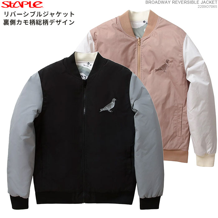 クーポン配布中/ STAPLE リバーシブルジャケット ステイプル ジャケット BROADWAY REVERSIBLE JACKET あす楽/