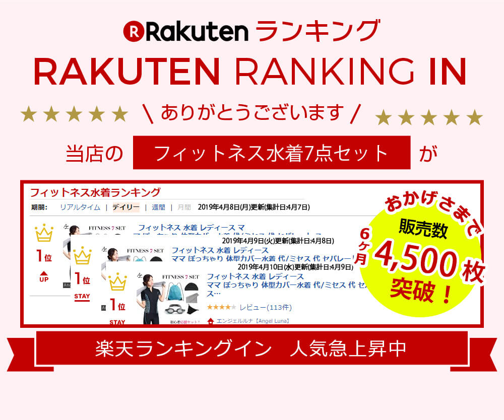 フィットネス 水着 レディース ママ ぽっちゃり 体型カバー水着 30代/40代/ミセス 50代 セパレート スイムキャップ 収納バッグ タオル ゴーグル インナーショーツ 7点セット 黒 ブルー ダマスク柄 M L LL ジム ヨガ 運動 プール 宅配便RSL