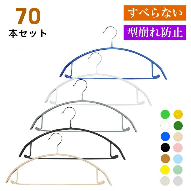  あす楽 ハンガー すべらない スーツ ハンガー おしゃれ 滑り落ちない 型崩れ防止 スリムハンガー コンパクト ハンガー コート カーディガン Tシャツ tシャツ 衣類 ハンガー おすすめ