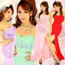 ≪Dress　Angelo≫キャバ　ドレス　キャバドレス　ナイトドレス　パーティードレス（あす楽/即日発送）カラーストーン付♪アコーディオンプリーツストレッチサテンベアロングドレス[9236]　ドレスキャバ　キャバクラドレス　キャバ嬢ドレス　パーティドレス　専門店