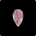 ペアシェイプピンクダイヤモンドルース 0.366ct FANCY ORANGY PINK-SI2(中央宝石研究所鑑定書付)
