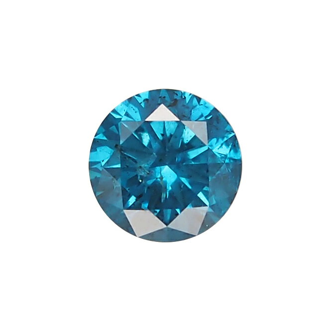 ブルーダイヤモンドルース4.151ct FANCY VIVID GREENISH BLUE-I1(中央宝石研究所鑑定書付)